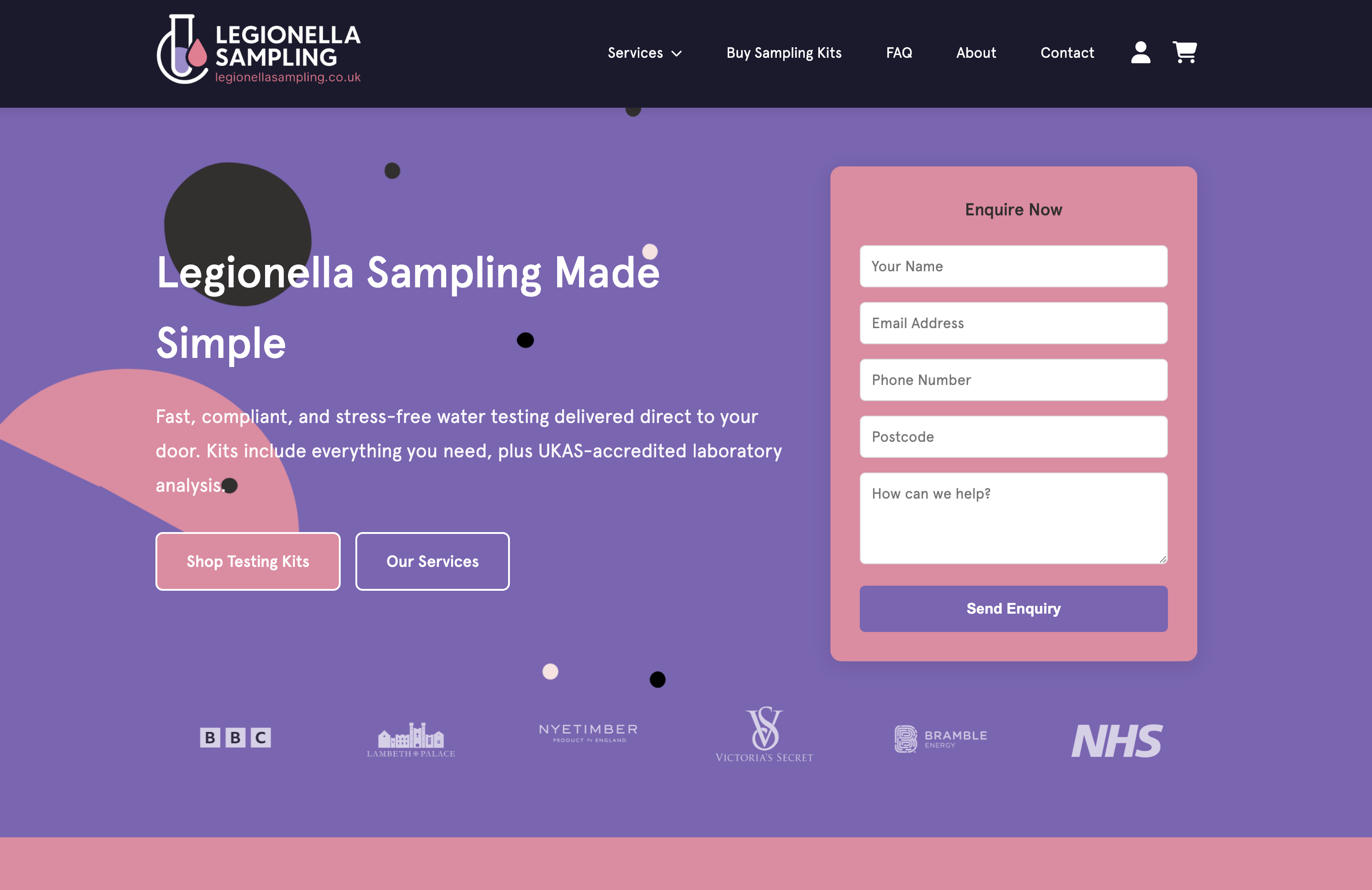 Legionella Sampling screenshot